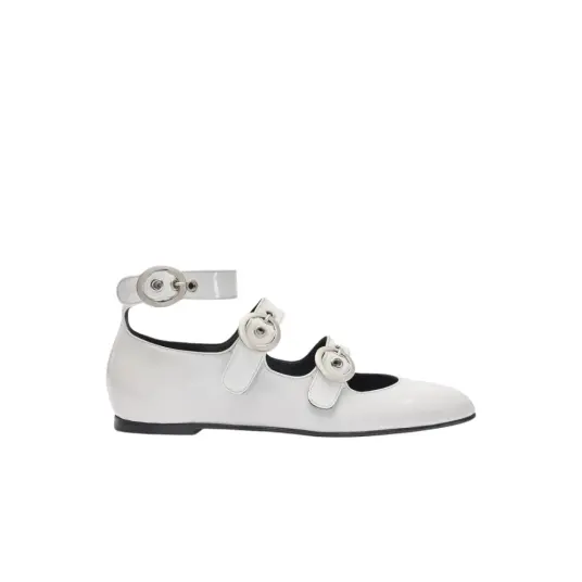 Scarosso Dame Sko Hvit 37 1/2 EU,