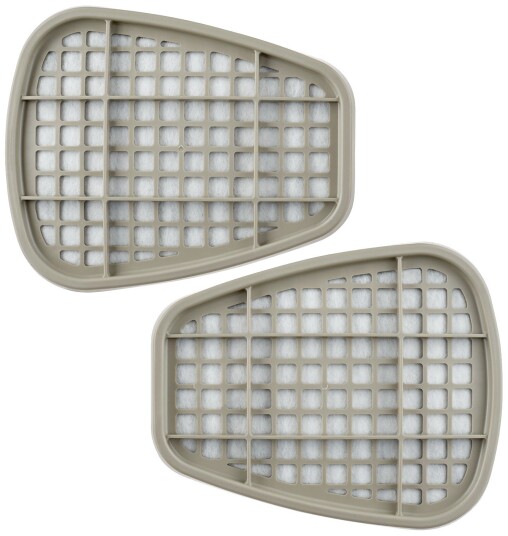 3M 6055, Kombinasjonspatron, 4 Stykker, A2, Grå, 3M™ Reusable Half-Face Respirator In 6000 Series