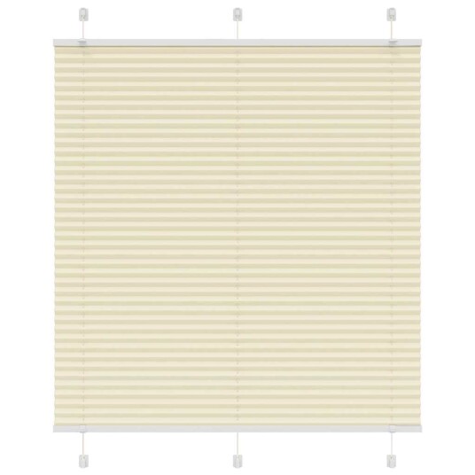 Plisségardin krem 120x150 cm Stoffbredde 119,4 Polyester