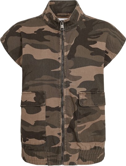 Nümph Nucameron Vest   Khaki green   L/XL