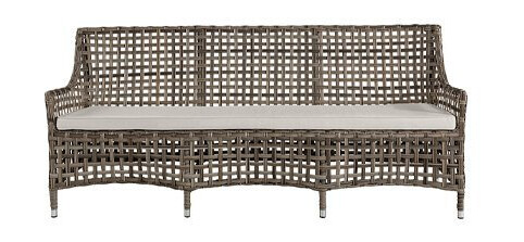 Malaga utendørs sofa 3-seter classic grey