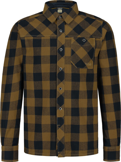 Rab Boundary Shirt Ms Caramel Check L