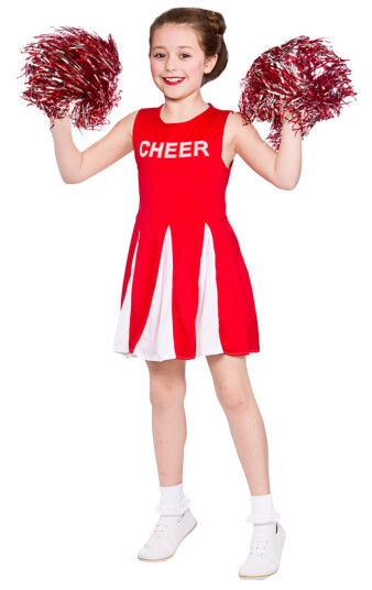 Wicked Costumes Ltd Heiagjengleder Rød/Hvit Barn Karnevalskostyme Medium