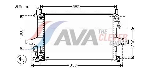 Radiator AVA Clever Choice VO2115 Radiator AVA Clever Choice VO2115