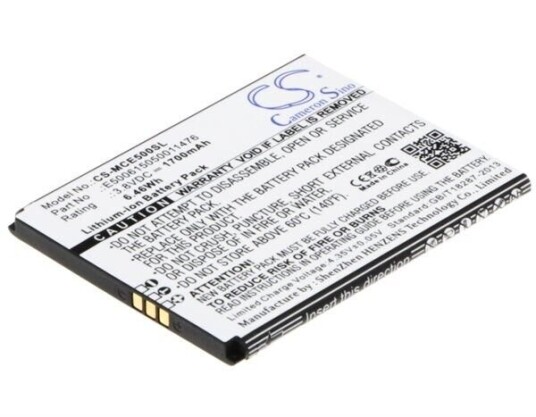 Mobistel Cynus E5 4G batteri (1700 mAh 3.8 V) Mobistel Cynus E5 4G batteri (1700 mAh 3.8 V)