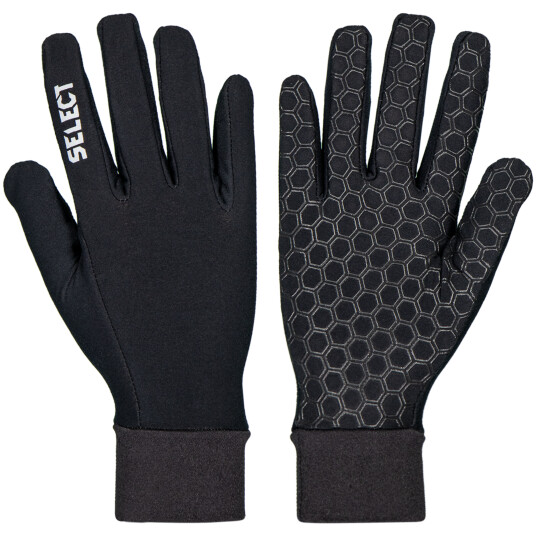 Select Player gloves III, fotballhanske 6 BLACK Select Player gloves III, fotballhanske 6 BLACK