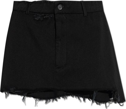 Balenciaga Dame Skjørt Svart M, Balenciaga Dame Skjørt Svart M,