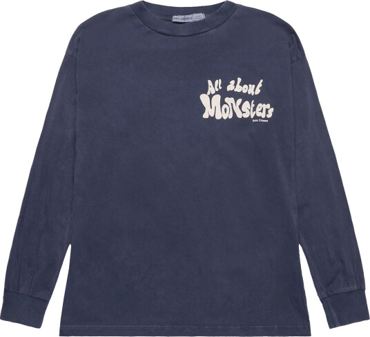 Bobo Choses All About Monsters T Shirt Top Navy 122