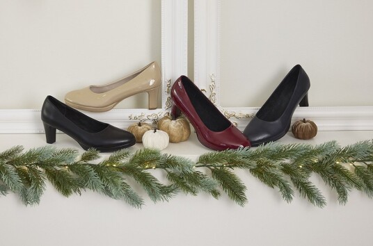 Lifetime Pumps Gina Burgunder Burgunder 38
