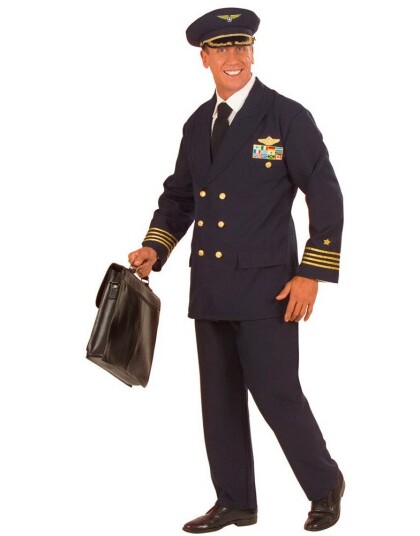 Pilot Kjekkas Kostyme Strl XL Pilot Kjekkas Kostyme Strl XL