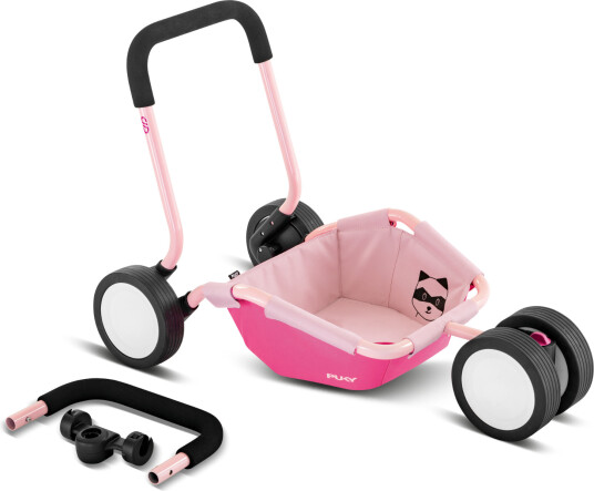 PUKY 2-i-1 gåvogn & henger PUKY TRAILY Retro Rose