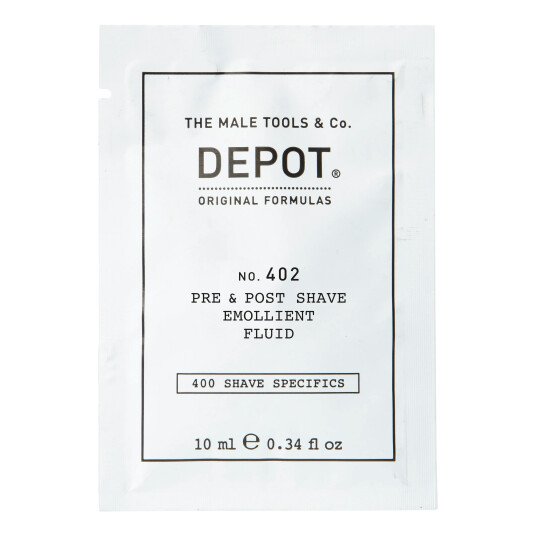 Depot No. 402 Pre & Post Shave Emollient Fluid - Vareprøve