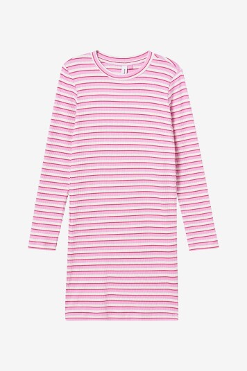 Vero Moda Girl Kjole vmVio LS Short Dress Jrs Girl Rosa