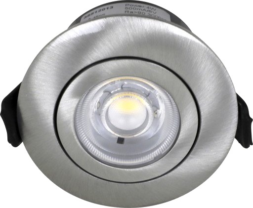 Nordtronic Low Profile Flexible downlight utendørs driver Ø5,5 cm børstet alu 3000K Nordtronic Low Profile Flexible downlight utendørs driver Ø5,5 cm børstet alu 3000K