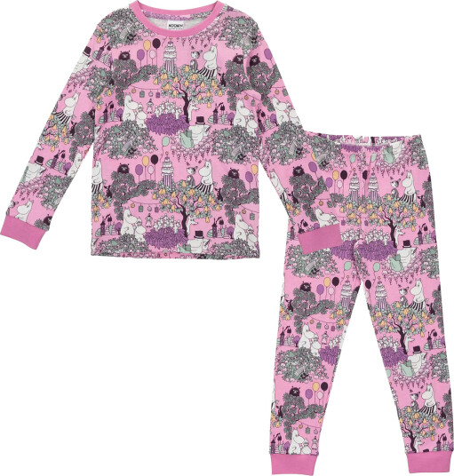 MUMIN Skördefest Pyjamas   Pink   86/92