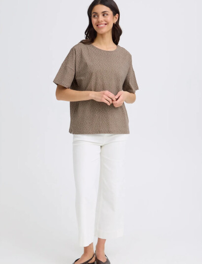 Fransa Frsiva Tee 7 Brown XL Fransa Frsiva Tee 7 Brown XL