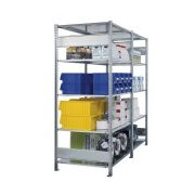 Schulte Lagertechnik Følgesektion Boltless lagerreol, bjælker 2000x750x400 250 kg/hylde