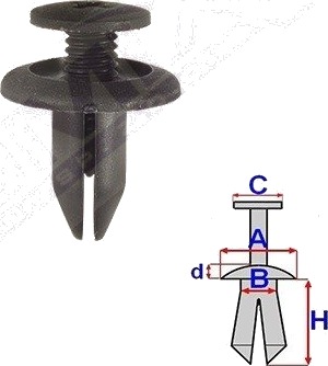 ROMIX C70470 Clip