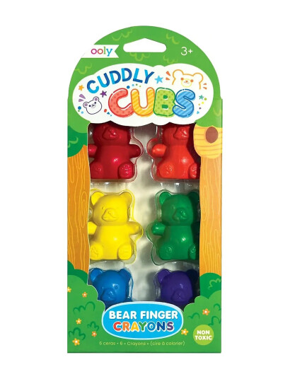 Ooly Fargestifter 6 Stk Cuddly Cubs Bear Multi Patterned One Size