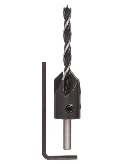 Bosch Trespiralbor med forsenker D= 5,0 mm L= 85 Bosch Trespiralbor med forsenker D= 5,0 mm L= 85