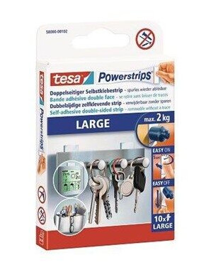 tesa Powerstrips Large max. 2 kg 10 Strips Large