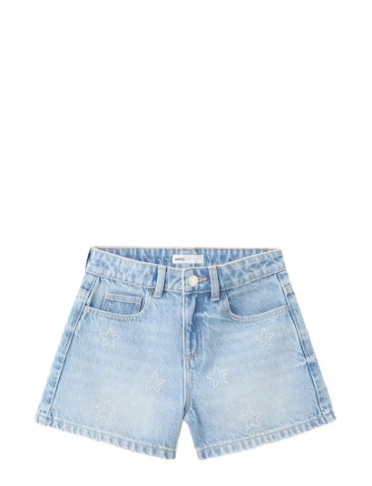Mango Star Rhinestone Shorts Blue 13 14 Mango Star Rhinestone Shorts Blue 13 14