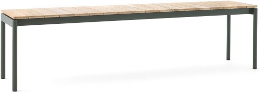 &tradition; - Ville Bench Av28, Large, 180x40 Cm, Bronze Green - Hagebenker - Anderssen & Voll - Grønn - Metall/tre &tradition; - Ville Bench Av28, Large, 180x40 Cm, Bronze Green - Hagebenker - Anderssen & Voll - Grønn - Metall/tre