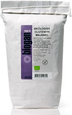 Biogan Maismel Glutenfri Øko - 1 Kg Biogan Maismel Glutenfri Øko - 1 Kg