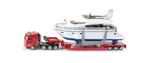 Siku Transportbil med Henger til Yacht 1:87 Siku Transportbil med Henger til Yacht 1:87