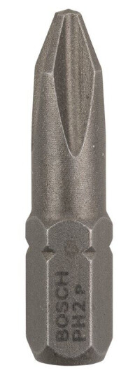 Bosch Ekstra Hard PH2 Skrutrekkerbits 25 mm - 3 Deler Blisterpakke
