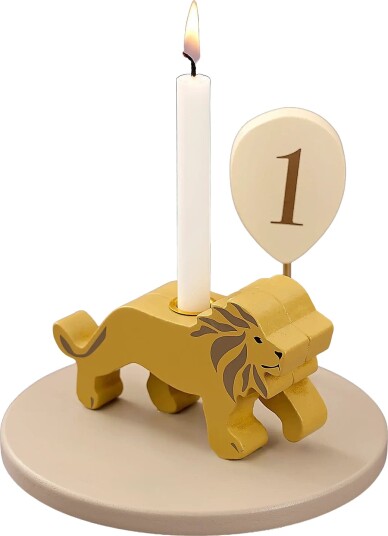 JaBaDaBaDo Candlestick Lion Yellow ONE SIZE