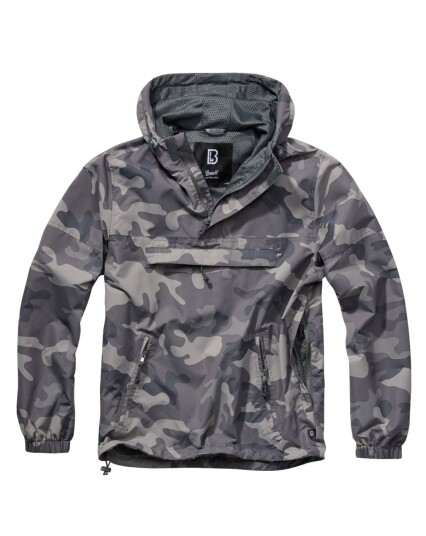 Brandit Sommer Windbreaker Svart Grå