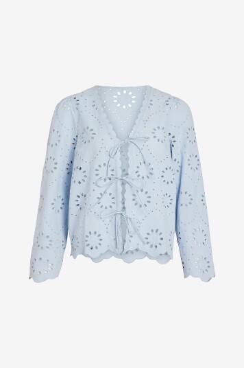 Vila Topp viLouise L/S Top Blå