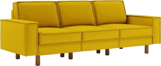 Vilsa 3 seters sofa Gul