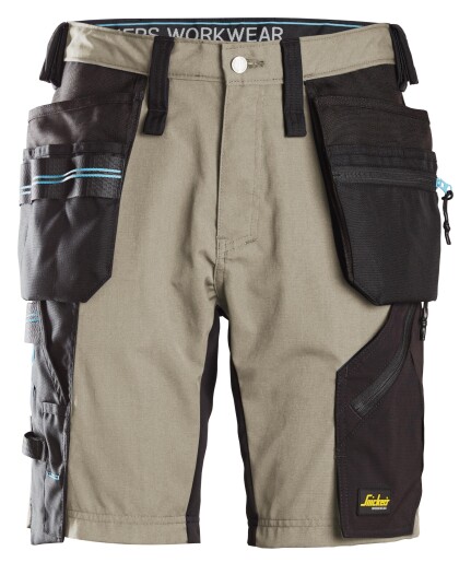 Snickers Workwear 6110 LiteWork Arbeidsshorts grønn/svart Grønn/Svart, Klær