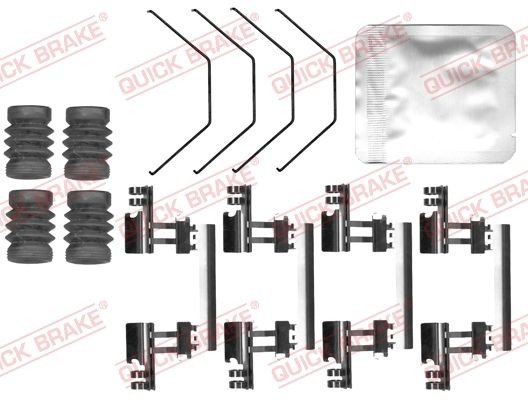 Tilbehørsett, skivebremse belegg QUICK BRAKE 109-0170