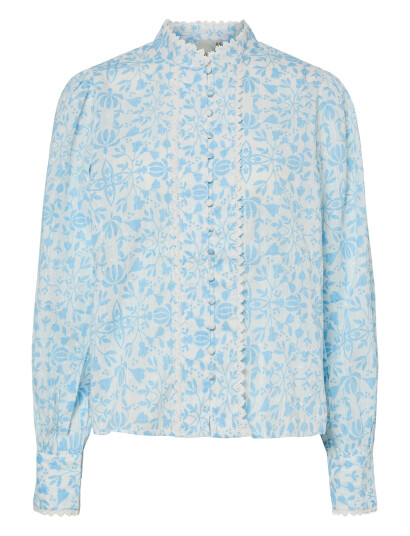YAS Yasvips Ls Shirt S. - Blue - 38 YAS Yasvips Ls Shirt S. - Blue - 38