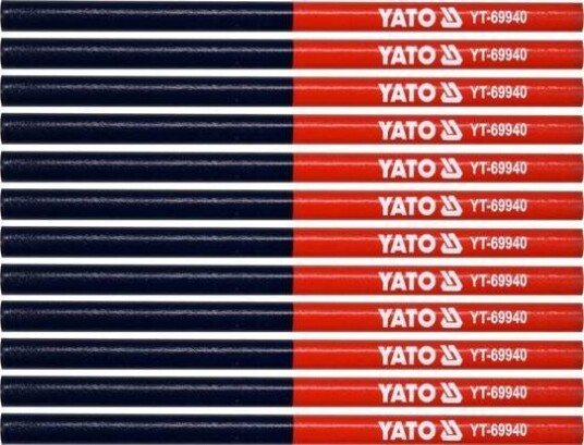 Yato Yato Teknisk Blyant Rød Blå /12 Stk. Yato Yato Teknisk Blyant Rød Blå /12 Stk.