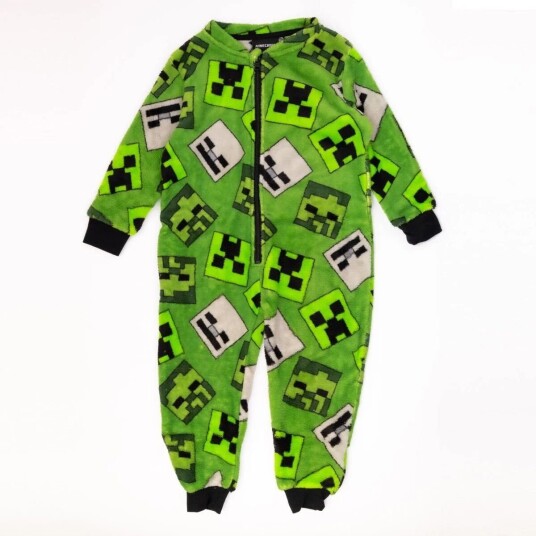 Minecraft Onepiece - 110-116 / 5-6 år - Barn - Gutt/Jente - 100% polyester
