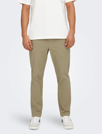 ONLY & SONS Onslinus Taper 0183 Pant Noos - Beige - XS