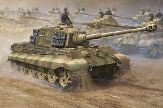 Trumpeter 1/16 German Kingtiger 2 in 1 (Henschel Turret and Porsche Turret)