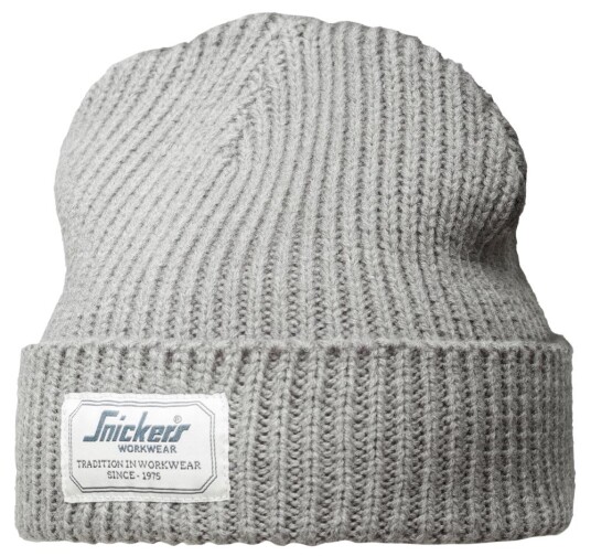 Snickers Lue Fisherman Beanie 9023 Grå
