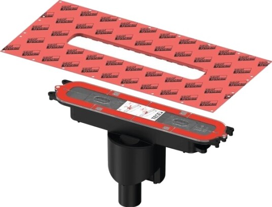 Tece Tecedrainprofile Drain, Vertikal Dn50 Utløp 673003