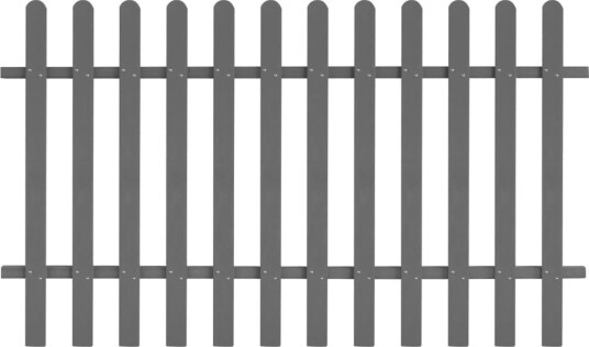 Stakittgjerde WPC 200x120 cm Stakittgjerde WPC 200x120 cm