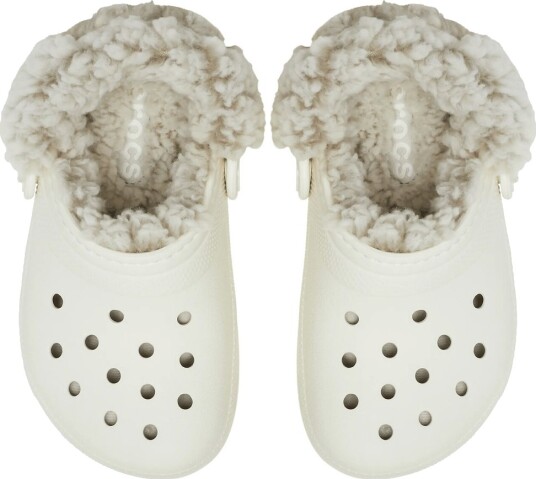 Crocs Sandaler - Fleece - Classic+ Fôret tresko-T-skjorte - Summ - Crocs - 24/25 - Sandals Beige Hvit - 24-25