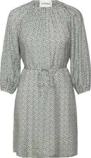 Closed Short Belted Dress Fern Green Green M