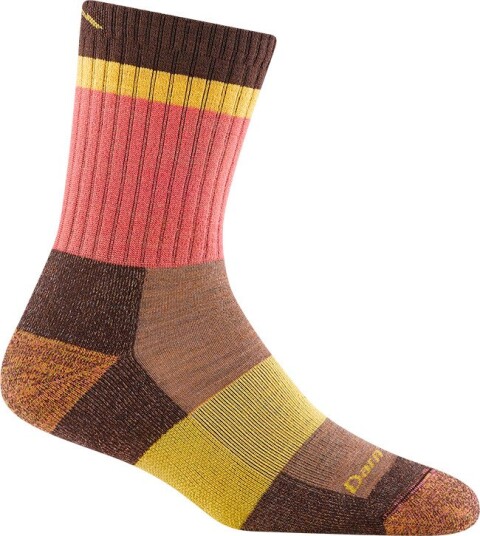 Darn Tough Heady Betty Micro Crew Lightweight With Cushion Mid Gray - Taupe - Opaline L