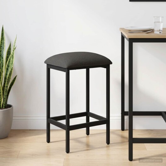 vidaXL Barstol Lysegrå 40 x 32 x 74 cm Konstruert tre vidaXL Barstol Lysegrå 40 x 32 x 74 cm Konstruert tre
