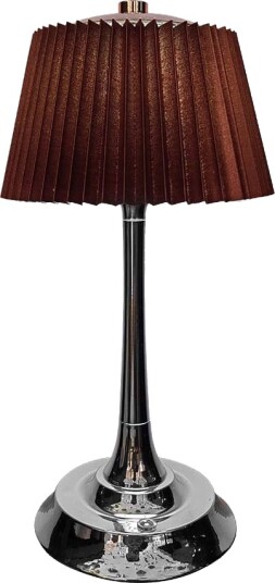 V Tac 1,5W LED bordlampe touch dimbar brun skjerm CCT oppladbar krom inkl. batteri og USB C Kulør : 3 i 1 V Tac 1,5W LED bordlampe touch dimbar brun skjerm CCT oppladbar krom inkl. batteri og USB C Kulør : 3 i 1