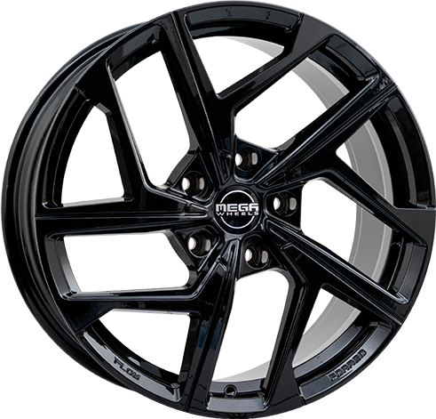 Mega Wheels Scorpius FF Black 8.5 x 19 CB66,60 ET55 5/130 8.5 x 19